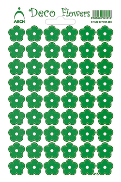 Květinky zelené - Deco Flowers