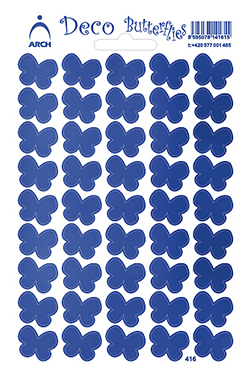 Motýlci modří - Deco Butterflies