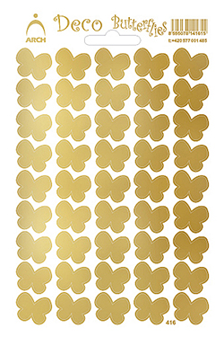 Motýlci zlatí - Deco Butterflies