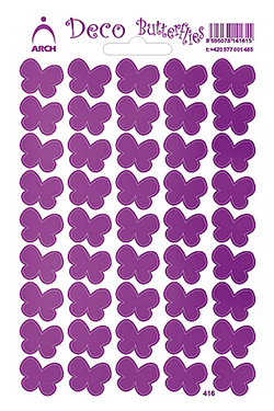 Motýlci fialoví - Deco Butterflies