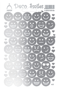 Smajlíci stříbrní - Deco Smile