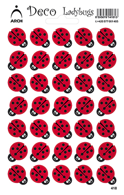 Berušky červené - Deco Ladybugs