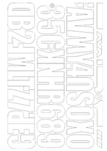 Nástěnková písmena a číslice - bílé - 4 sady