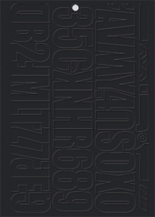 Nástěnková písmena a číslice - černé - 4 sady