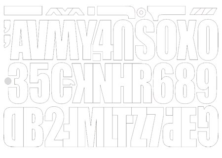 Udělejte si reklamu sami - bílé - 2 sady