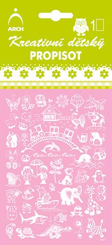 Kreativní dětský propisot pro nejmenší - bílý
