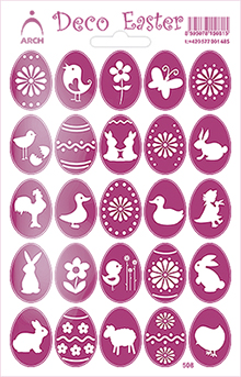 Růžová vajíčka - Deco Easter