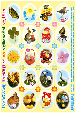 Glitrované samolepky - motýlek