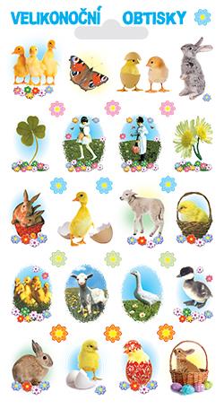 Obtisky - housátka (32 obrázků)