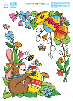 Rohové motivy - zajíček