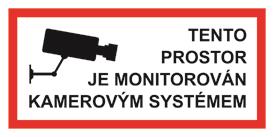 Tento prostor je monitorován kamerovým systémem -