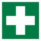 Lékárnička - plastová cedulka