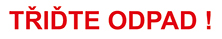 TŘIĎTE ODPAD