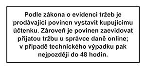 Samolepka EET - malá