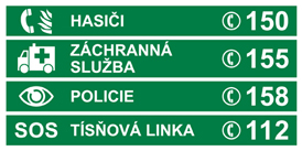 Důležitá telefonní čísla