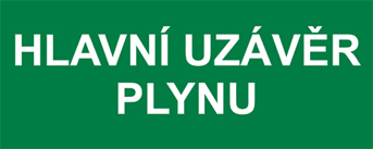 HLAVNÍ UZÁVĚR PLYNU