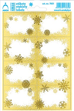 Zlatá námraza a vločky