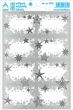 Stříbrná námraza a hvězdičky