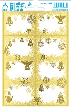 Zlatá námraza a vánoční obrázky