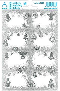 Stříbrná námraza a vánoční obrázky