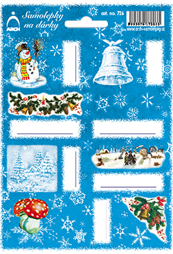 Ilustrované obrázky - sněhulák