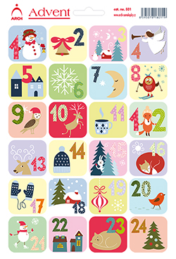 Adventní kalendář - sněhulák