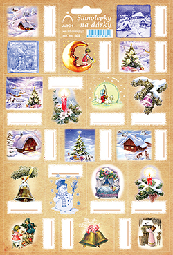 Etikety eko papír - chaloupka