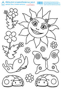 Sluníčko, motýlci a berušky