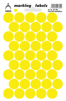 Neonová kolečka 17 mm - MIX po 5 kusech